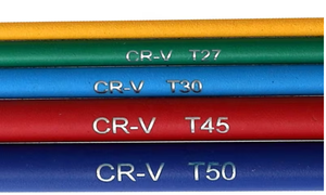 Jeu de 9 clés hexagonales Allen à bout sphérique à code couleur pour l'assemblage de meubles de vélo et le bricolage - Product Image 3