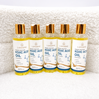 LAMARINE Huile Essentielle Pure 100% Naturelle et Biologique, Éclaircissante pour la Peau, à base de Noix de Coco, Huile d'Olive, Acide Kojique, Glutathion, Raffermissante et Unifiante