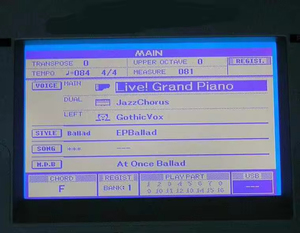 <span class=keywords><strong>Clavier</strong></span> électronique YamahaS Piano PSR-S650 S550 S500 MM6/8 avec écran LCD d'origine, <span class=keywords><strong>accessoires</strong></span> d'instruments de musique - Product Image 3