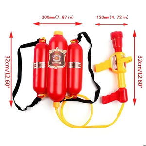 Kinderen Waterpistool Rugzak Shooter & Blaster Strand Speelgoed Brandblusser Brandweermannen Rol Spelen Duurzaam Plastic Materiaal - Product Image 6
