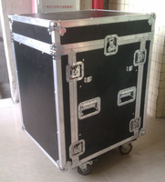 Boîtier de rack pour système audio 16U avec flight case, tiroir 2U, rack de mixage 4U, 3 couvercles, boîtier de rack pour amplificateur