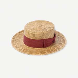 Chapeau de paille unisexe vintage européen et américain 2025, style canotier plat, nouvelle mode estivale, en herbe de palme naturelle tressée à la main, avec nœud, protection solaire - Product Image 6