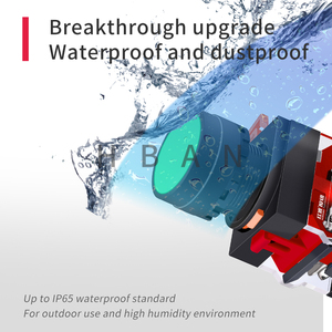 Waterproof Ip65 22mm Diameter Reset <strong>Button</strong> Flat Round Head Push <strong>Switch</strong> Thickened Silver Contacts - Product Image 6