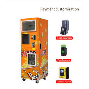 Nhà sản xuất hỗ trợ tự động tự phục vụ bỏng ngô Máy thẻ tín dụng/tiền mặt/đồng tiền hoạt động Điều kiện Mới - Product Image 2