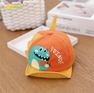 Spring Autumn Kids Baseball <strong>Hat</strong> Boys Girls Cartoon 3D <strong>Dinosaur</strong> Sun <strong>Hats</strong> - Product Image 4