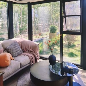 Casa prefabbricata della capsula dello spazio con la tecnologia di controllo vocale AI luce struttura in acciaio modulare casa pensilina portatile di emergenza - Product Image 5