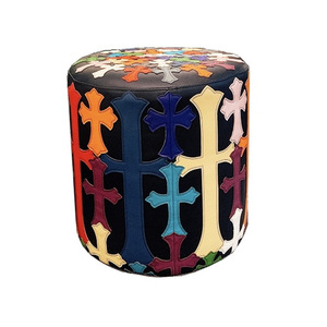 Internet Celebrity European Style Movable Luxury Leather Makeup <strong>Sofa</strong> <strong>Stool</strong> for Living Room Clothing Store Shoes Changing - Product Image 5