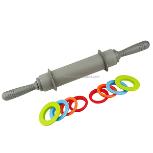 <span class=keywords><strong>2025</strong></span> thông minh tiện ích công cụ nhà bếp Silicone cán pin với hai sáng tạo bột cắt vòng và 4 độ dày điều chỉnh vòng - Product Image 1