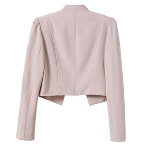 Hochwertiges 2-teiliges Outfit-Set für Damen, gelber Damenanzug, Büro-Rockanzug - Product Image 5