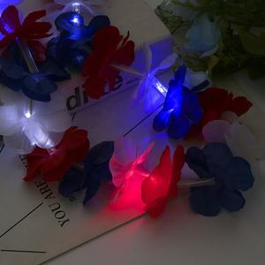 La collana a LED di vendita calda <span class=keywords><strong>2023</strong></span> illumina la ghirlanda hawaiana Leis per la collana della festa dei fiori della decorazione del 4 <span class=keywords><strong>luglio</strong></span> - Product Image 6