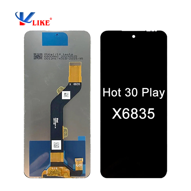 Mobile Phone Screen for Infinix Hot 30 Play Screen Replacement for Infinix Hot 30 Play Display Pantallas for Infinix X6835 Lcd