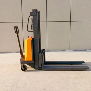 รถยกแบบซ้อน 2 ตัน ได้รับการรับรองมาตรฐาน CE ใช้แบตเตอรี่ตะกั่ว-กรด ยางโพลียูรีเทน อุปกรณ์ขนย้ายแบบพกพาสำหรับคลังสินค้าและโรงงาน - Product Image 3