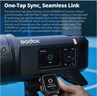 Flash professionnel Godox AD600PROII pour extérieur, 600W TTL HSS, batterie Li-ion intégrée, système sans fil 2.4G X, lumière stroboscopique portable