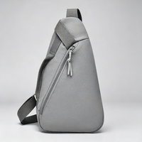 Nouveau Sac de Poitrine en Nylon pour Filles, Sac Bandoulière Moyen Couleur Unie pour Téléphone, Idéal pour le Shopping, les Voyages, le Cyclisme, le Sport et les Trajets Quotidien, Collection Été