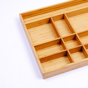 Bamboo <b>kitchen</b> drawer organizer, cutlery, pull-out <b>storage</b> box, direct sales and wholesale of bamboo <b>storage</b> <b>boxes</b>. - Product Image 3