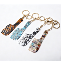 Porte-clés en acétate motif écaille de tortue, ornement de sac tendance, vente en gros de porte-clés