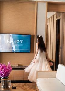 White Mesh <b>Maxi</b> Vest Dress V-neck Sleeveless Formal Tight Waist Oem Service Factory Production Premium Quality - Product Image 6