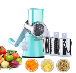 Uso <span class=keywords><strong>en</strong></span> el hogar Mini Manual <span class=keywords><strong>ronda</strong></span> mandolina Slicer de Rotary rallador de queso de nueces vegetales patata - Product Image 1