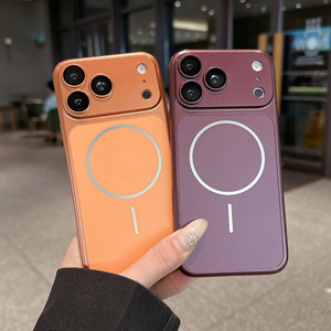 เคสโทรศัพท์แม่เหล็กเคลือบไฟฟ้า ใช้ได้กับ iPhone 18/17 Pro Max พร้อมตัวป้องกันเลนส์ สำหรับ iPhone 16/15 เคสกันกระแทก - Product Image 2