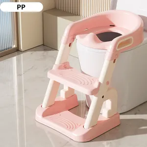 Factory Direct Potty Training Baby Ladder Folding Kids Toilet Seat