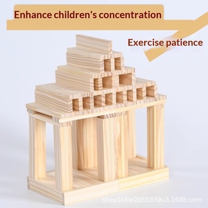 Bloques de Construcción de Arquímedes, Bloques de Madera para Construcción, Piezas de Madera, Juguetes Educativos para Niños, Conjuntos Temáticos de Edificios Modernos - Product Image 4