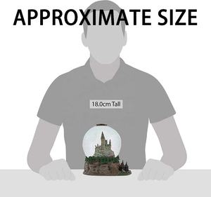 Globo de Nieve Personalizado de Resina del Castillo de <span class=keywords><strong>Hogwarts</strong></span>, Recuerdo del Mundo Mágico, Globo de Nieve Artesanal de Resina, Decoración para el Hogar - Product Image 6