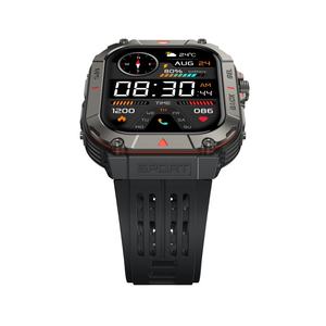Montre intelligente étanche GPS d'extérieur Y28 1.96 AMOLED 5ATM Boussole 100 modes sportifs Fréquence cardiaque Lampe de poche Course à pied Cyclisme Randonnée - Product Image 4