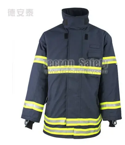 CE Certificate Fire Fighter Suit EN 469 New Clothing Blue Costume Fireman Customized Jacket Yellow Bag Pants