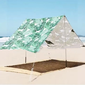 Meilleure vente tente de plage familiale <span class=keywords><strong>en</strong></span> toile étanche UV 50 Protection spacieuse coupe-vent pour <span class=keywords><strong>les</strong></span> <span class=keywords><strong>vacances</strong></span> d'été à la plage - Product Image 1