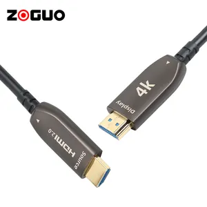 4K HDMI 광섬유 케이블 18Gbps 4K 60Hz HD 비디오 AOC HDMI 2.0 광섬유 케이블 10M 15M 20M 30M 50M 100M 300M