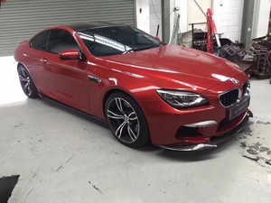 Kit carrosserie carbone style V : lèvre avant, diffuseur arrière et jupes latérales pour BMW Série 6 <span class=keywords><strong>F06</strong></span> F12 F13 640i <span class=keywords><strong>650i</strong></span> - Product Image 3