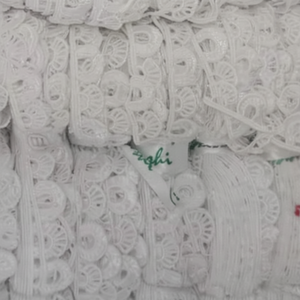 Vente en gros d'accessoires de couture en polyester Gpo Dentelle en coton polyester à franges Dentelle pour vêtements pour femmes - Product Image 1