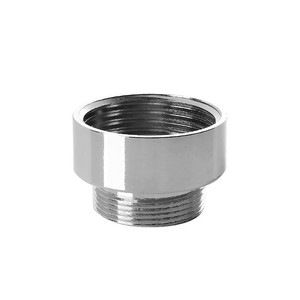 Adaptateur d'aérateur de robinet en cuivre et acier inoxydable, filetage mâle M22, filetage fin, pour cuisine et salle de bain - Product Image 1