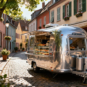 2025 Concession Trailer Mobile Restaurant Food Trucks With Full <b>Kitchen</b> For Sale - Product Image 2