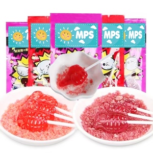Permen gantungan batu ceri merah <span class=keywords><strong>Fizzy</strong></span> Permen Pop rasa buah <span class=keywords><strong>lollipop</strong></span> kaki dengan permen lompat - Product Image 5