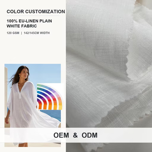 <span class=keywords><strong>Tissu</strong></span> en <span class=keywords><strong>lin</strong></span> blanc pour vêtements, robe <span class=keywords><strong>de</strong></span> mariée, chemise, textile en <span class=keywords><strong>lin</strong></span> pur naturel, vente en gros <span class=keywords><strong>au</strong></span> <span class=keywords><strong>mètre</strong></span> - Product Image 1