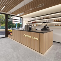 Comptoir de bar de café, bureau de caisse, comptoir de réception haut de gamme pour salon de thé, boulangerie, pâtisserie, magasin de fruits