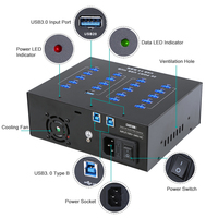 A213P Sipolar Usb 3.0 Hub for Computer Hardware Software 20 Port Usb Hub Fast Phone Charger Station