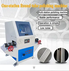 Xieli Máquinas tubo de aço carbono polido tubo de alumínio polonês antes de chapeamento máquina de polimento de tubo de aço inoxidável
