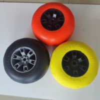 13x7 pouces Mind and Action Beach Remplacement Balloon Wheels Pneus PU Foam Wheel pour Heavy Duty Kayak Cart