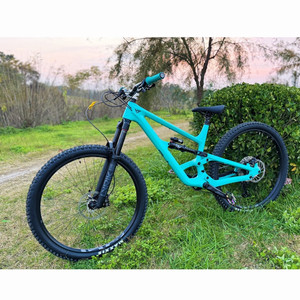 Hoogwaardige 27,5/29 inch carbon fiber 12-versnellingen vierzuiger aluminium voorvork race mountainbike full suspension fiets - Product Image 3