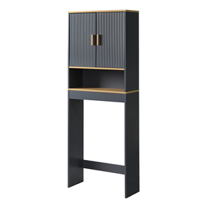 Armário Buffet Lateral, Armário de Cozinha de Madeira com Prateleira Ajustável, Mesa <span class=keywords><strong>Console</strong></span> para Cafeteria - Product Image 2