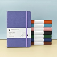 Leder-Notizbücher Werbe-PU-Notizbuch Großhandel Set A4 Geschenkset Personalisiertes Leder-Notizbuch für Studenten