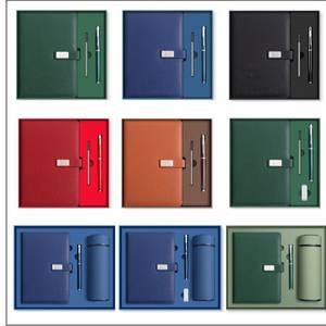 Carnet d'affaires en cuir avec reliure sans fil, papier Daolin 80 g/m², bloc-notes portable, impression de logo personnalisable - Product Image 4