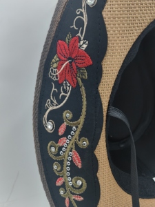 Sombreros de Paja al por Mayor para Hombre, Estilo Vaquero Occidental, Transpirables, con Ala Moldeable y Pintados, para Verano - Liquidación - Product Image 6