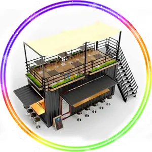Özelleştirilmiş yüksek kaliteli prefabrik Modern prefabrik ev modüler taşınabilir yaşam konteyneri ev
