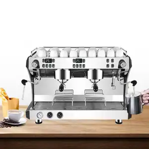 Italian Mesin Kopi Maker Commercial Double Espresso Coffee Machine