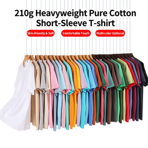 Custom Logo Heavy <b>Weight</b> <b>Blank</b> T-Shirt Wholesale Mens Oversized T Shirts 100%Cotton 240G Plain Drop Shoulder Tee Shirts TKAN939 - Product Image 1
