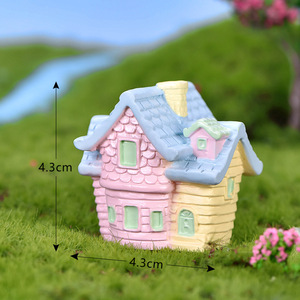 Decoración Voladora de Globos Chunjun, Accesorios de Paisajismo para Bonsái y Suculentas, Casa de Resina de Varios Pisos, Manualidades - Product Image 6