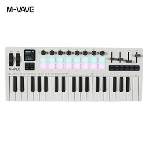 Fabriqué en Chine, synthétiseur de clavier professionnel durable M-VAVE SMK-37 PROKeys, rechargeable, pour guitare, basse, pièce de guitare - Product Image 5
